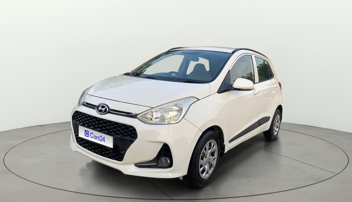 2018 Hyundai Grand i10 SPORTZ 1.2 KAPPA VTVT, Petrol, Manual, 42,647 km, Left Front Diagonal
