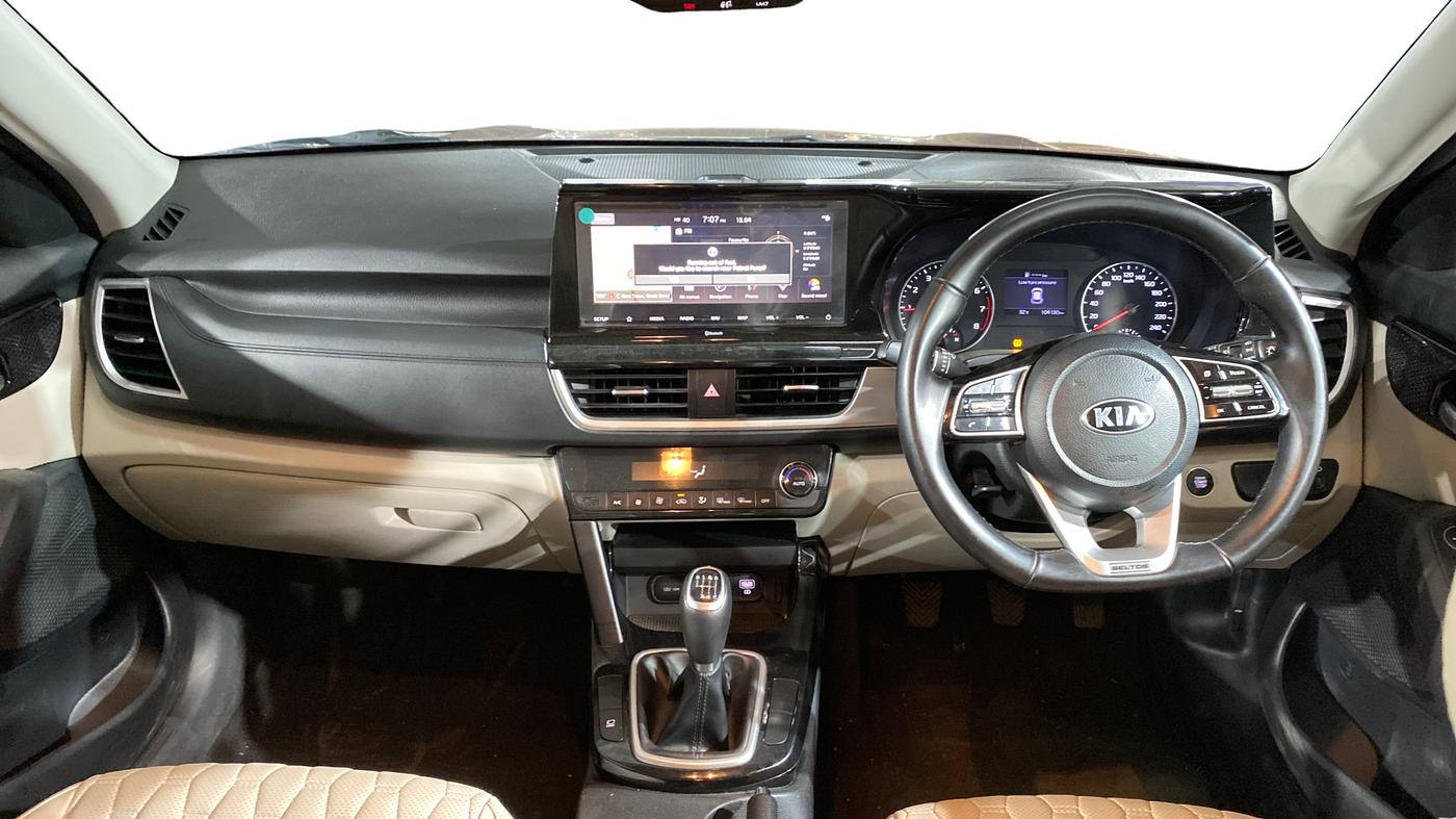2020 KIA SELTOS HTX 1.5 PETROL, Petrol, Manual, 1,04,109 km, Dashboard