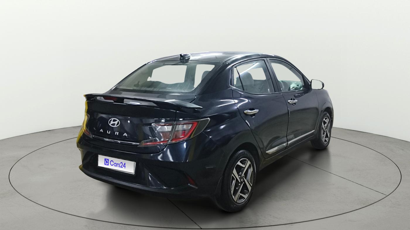 2023 Hyundai AURA SX 1.2, Petrol, Manual, 50,641 km, Right Back Diagonal