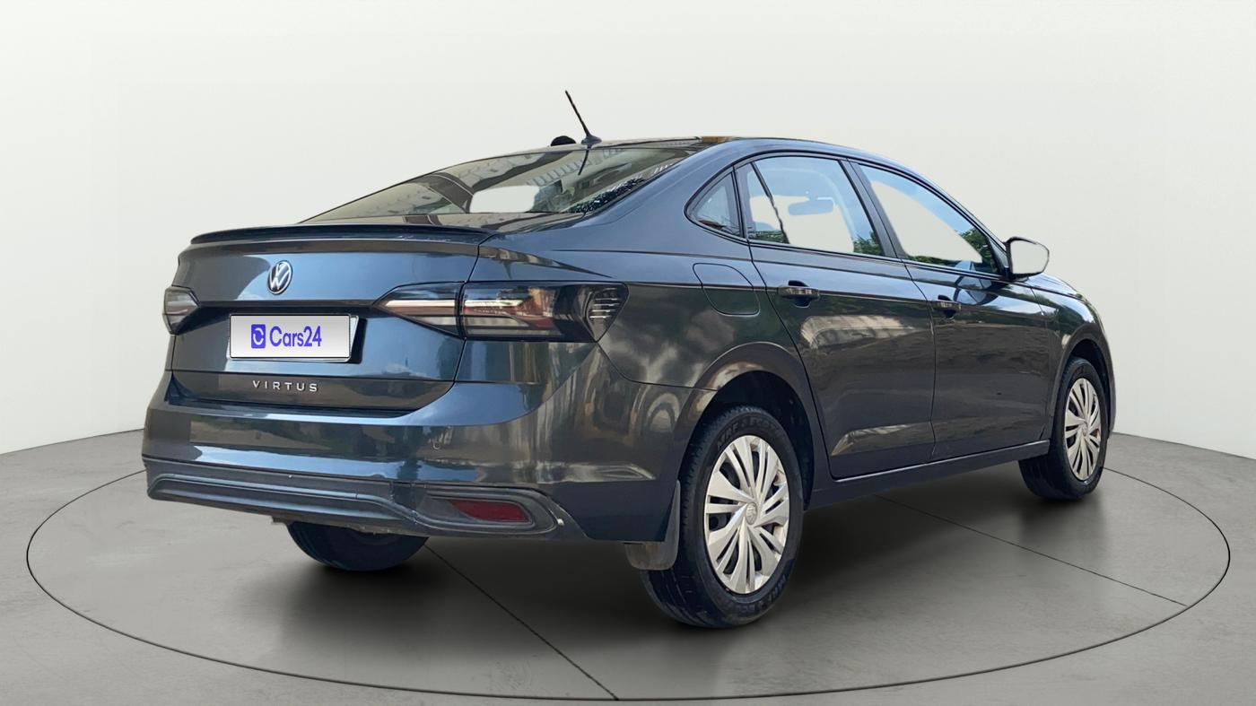 2023 Volkswagen VIRTUS COMFORTLINE TSI 1.0 MT, Petrol, Manual, 40,349 km, Right Back Diagonal