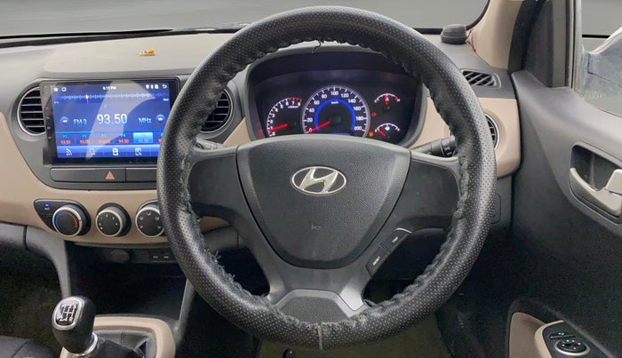 2014 Hyundai Grand i10 SPORTZ 1.2 KAPPA VTVT, Petrol, Manual, 67,597 km, Steering Wheel Close Up
