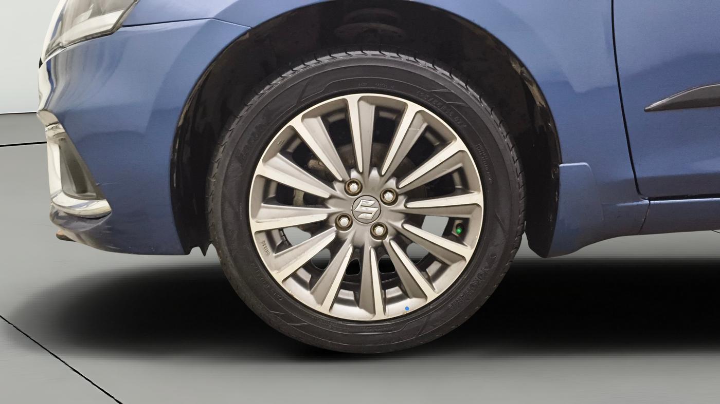 2019 Maruti Ciaz ALPHA 1.5 SHVS PETROL, Petrol, Manual, 87,994 km, Left Front Wheel