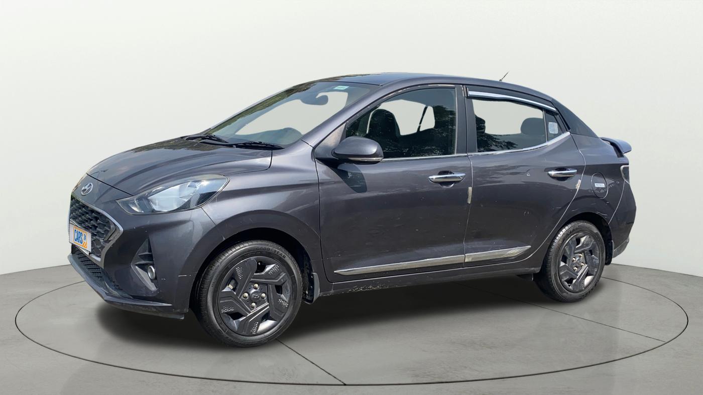 2022 Hyundai AURA S 1.2 AMT, Petrol, Automatic, 21,312 km, Left Front Diagonal