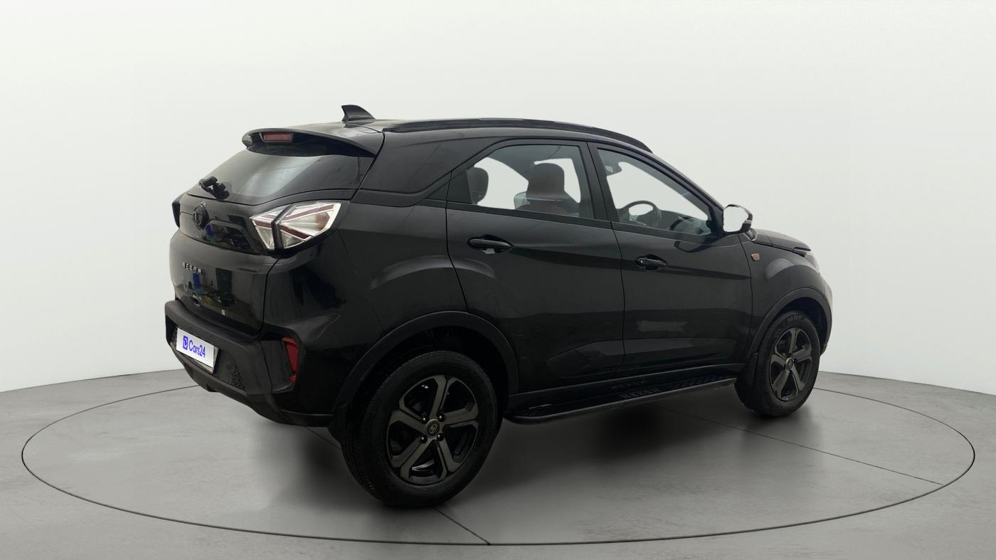 2023 Tata NEXON XZ PLUS LUX SUNROOF RED DARK PETROL, Petrol, Manual, 46,390 km, Right Back Diagonal