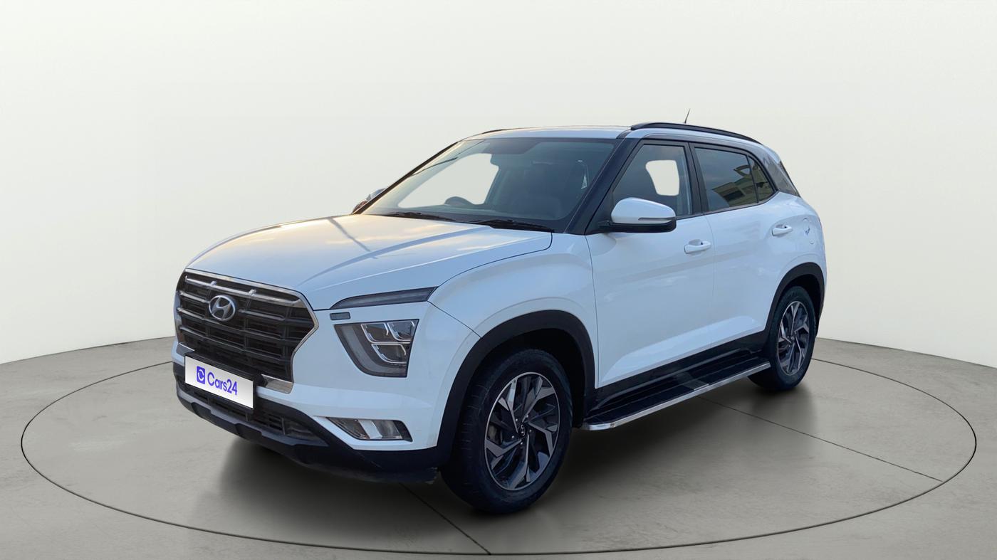 2022 Hyundai Creta SX (O) 1.4 TURBO DCT, Petrol, Automatic, 67,958 km, Left Front Diagonal
