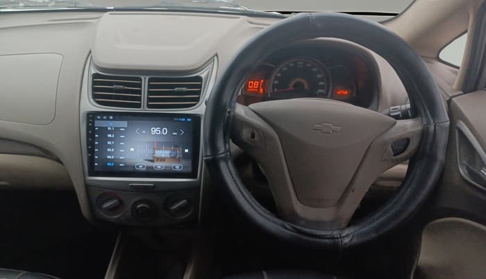 2013 Chevrolet Sail UVA 1.3 LS ABS, Diesel, Manual, 1,22,788 km, Steering Wheel Close Up