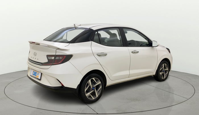 2023 Hyundai AURA SX 1.2 CNG, CNG, Manual, 7,375 km, Right Back Diagonal