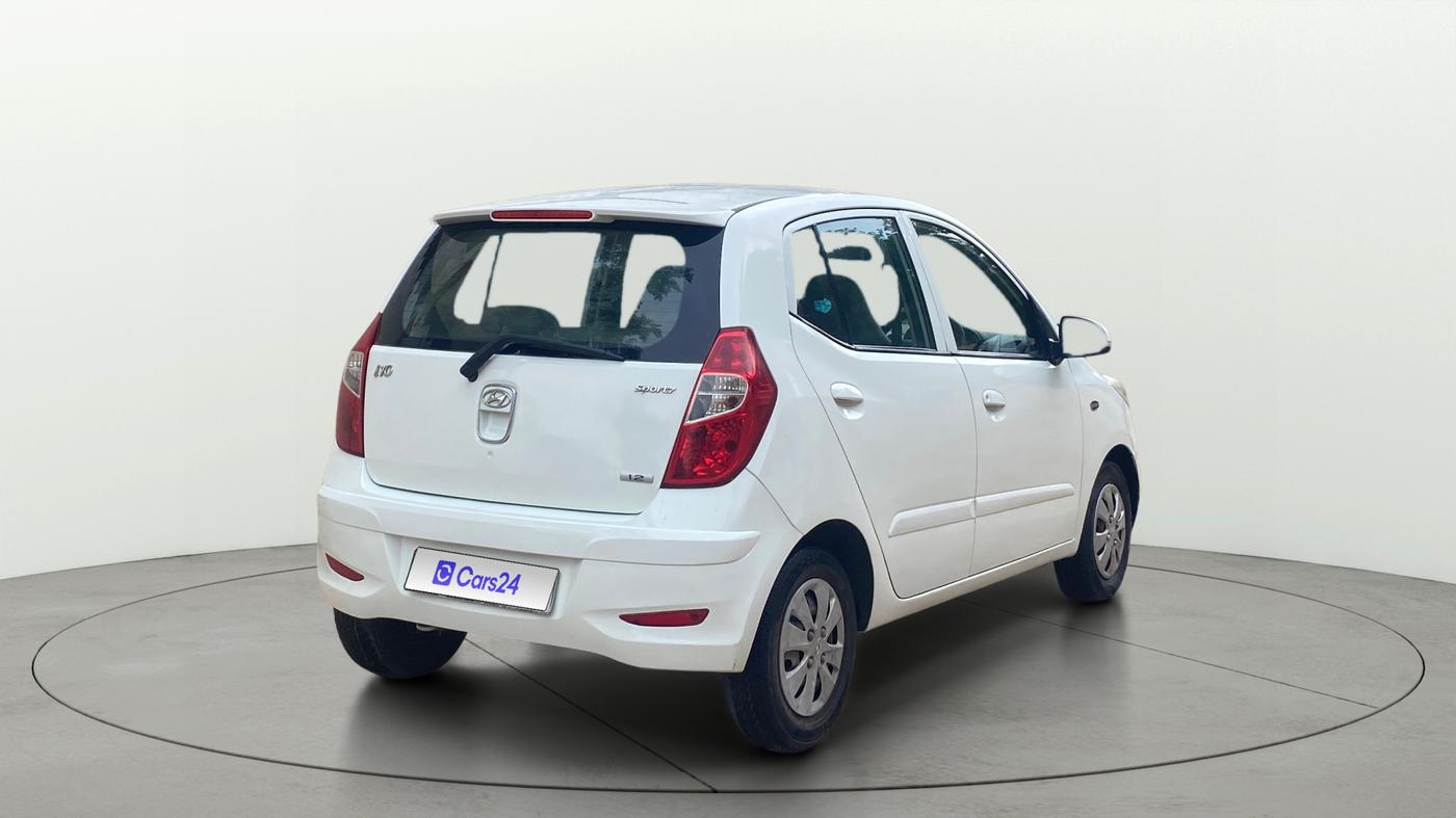 2013 Hyundai i10 SPORTZ 1.2, Petrol, Manual, 95,290 km, Right Back Diagonal