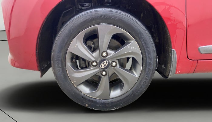 2018 Hyundai Grand i10 SPORTZ 1.2 KAPPA VTVT DUAL TONE, Petrol, Manual, 36,888 km, Left Front Wheel