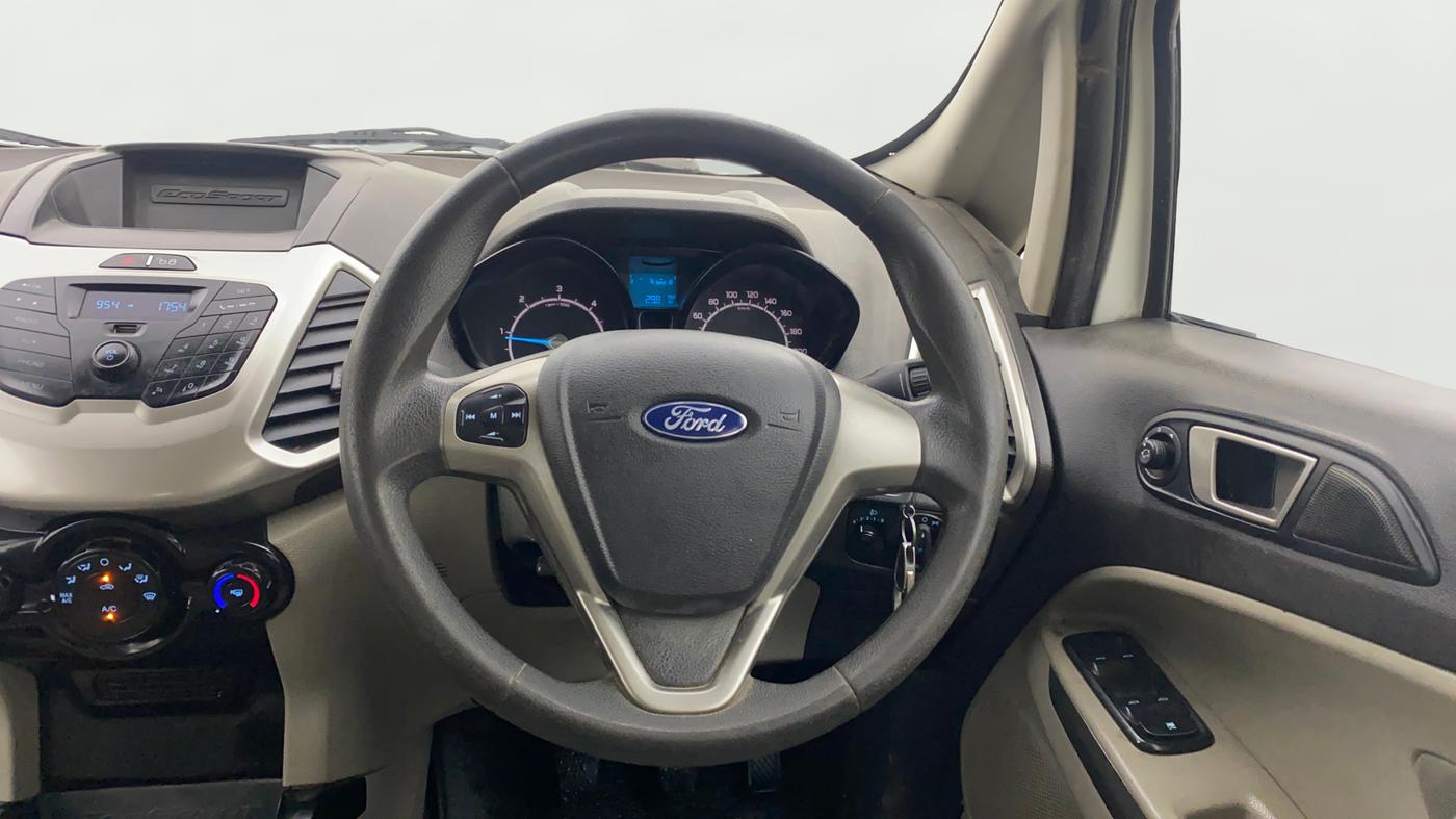 2014 Ford Ecosport TREND 1.5L DIESEL, Diesel, Manual, 79,909 km, Steering Wheel Close Up