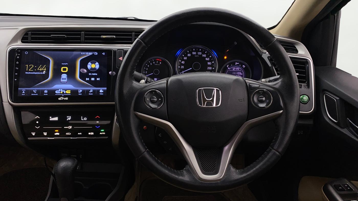 2018 Honda City 1.5L I-VTEC ZX CVT, CNG, Automatic, 1,12,070 km, Steering Wheel Close Up