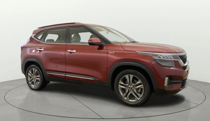 2021 KIA SELTOS HTX IVT 1.5 PETROL, Petrol, Automatic, 37,239 km, Right Front Diagonal