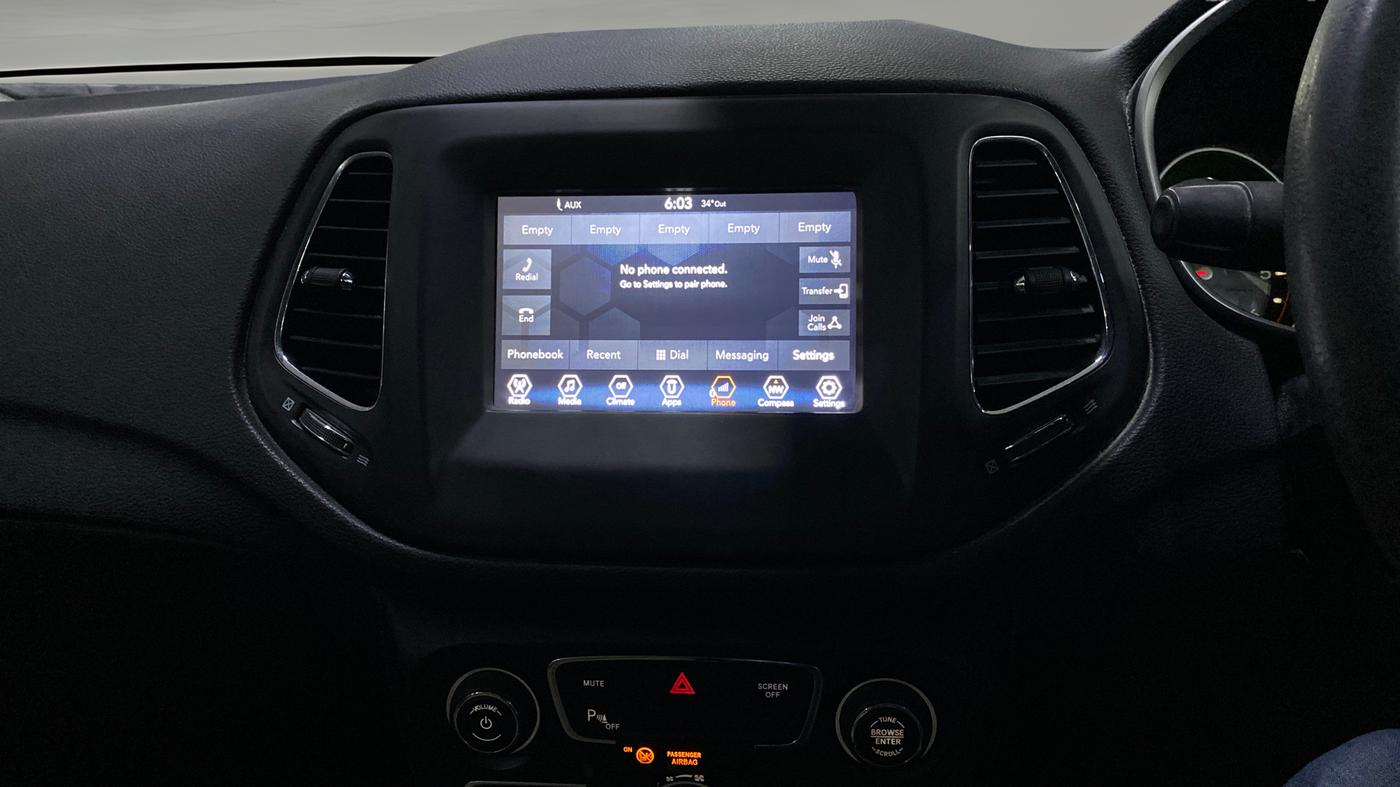 2017 Jeep Compass LONGITUDE (O) 2.0 DIESEL, Diesel, Manual, 70,504 km, Air Conditioner