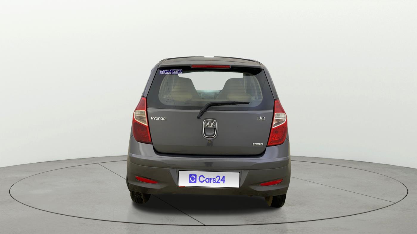 2013 Hyundai i10 SPORTZ 1.2, Petrol, Manual, 72,493 km, Back/Rear
