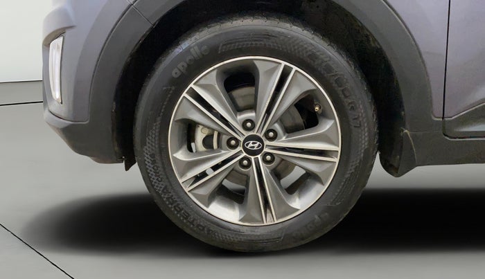 2016 Hyundai Creta SX PLUS AT 1.6 PETROL, Petrol, Automatic, 1,19,342 km, Left Front Wheel