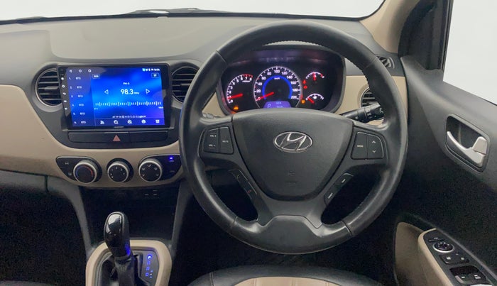 2016 Hyundai Grand i10 ASTA (O) AT 1.2 KAPPA VTVT, Petrol, Automatic, 53,534 km, Steering Wheel Close Up