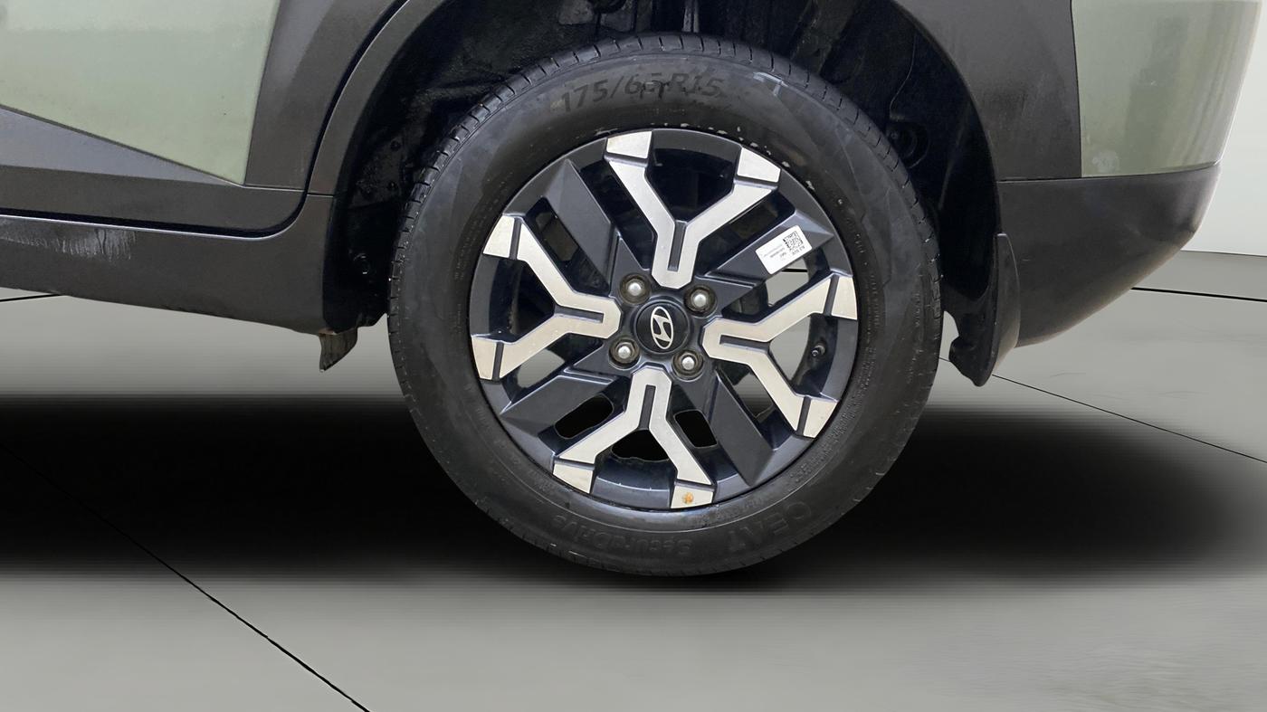 2024 Hyundai EXTER SX(O) CONNECT 1.2 AMT DUAL TONE, Petrol, Automatic, 28,151 km, Left Rear Wheel