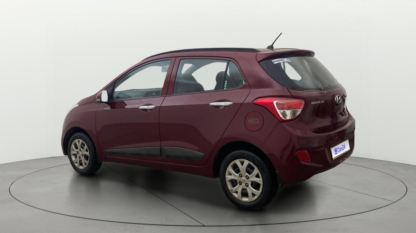 2014 Hyundai Grand i10 SPORTZ 1.2 KAPPA VTVT, Petrol, Manual, 77,670 km, Left Back Diagonal