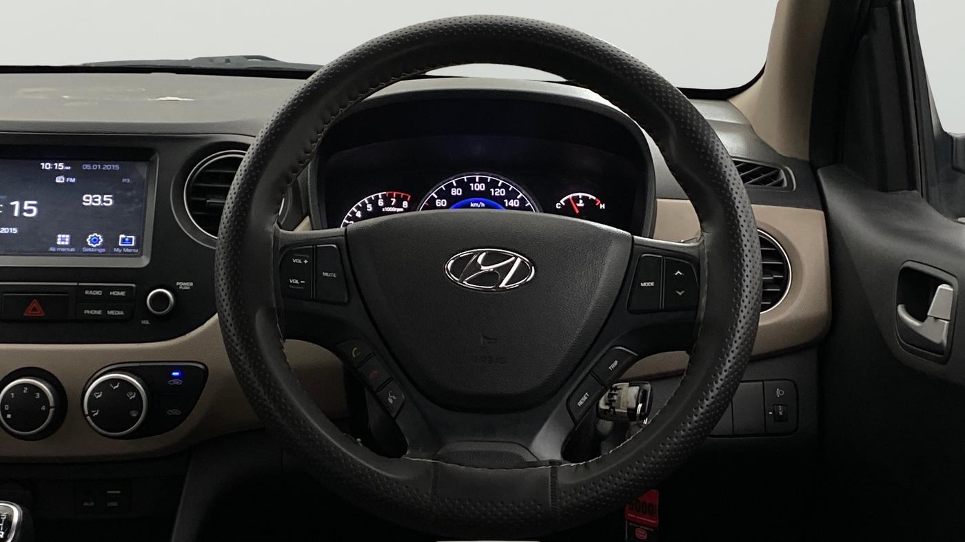 2019 Hyundai Grand i10 SPORTZ 1.2 KAPPA VTVT, Petrol, Manual, 52,162 km, Steering Wheel Close Up