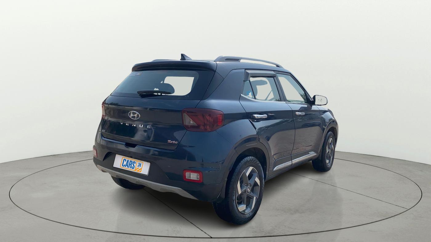 2020 Hyundai VENUE SX 1.0 (O) TURBO, Petrol, Manual, 87,377 km, Right Back Diagonal