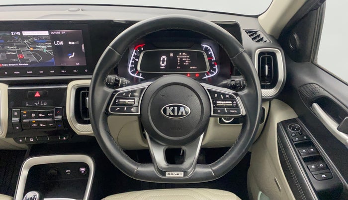 2020 KIA SONET HTX PLUS 1.0 IMT, Petrol, Manual, 29,159 km, Steering Wheel Close Up