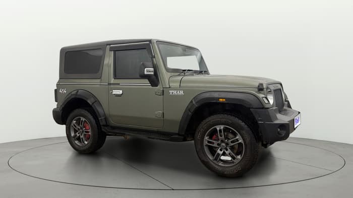 2021 Mahindra Thar LX PETROL HT 4WD AT, Petrol, Automatic, 60,820 km, Right Front Diagonal