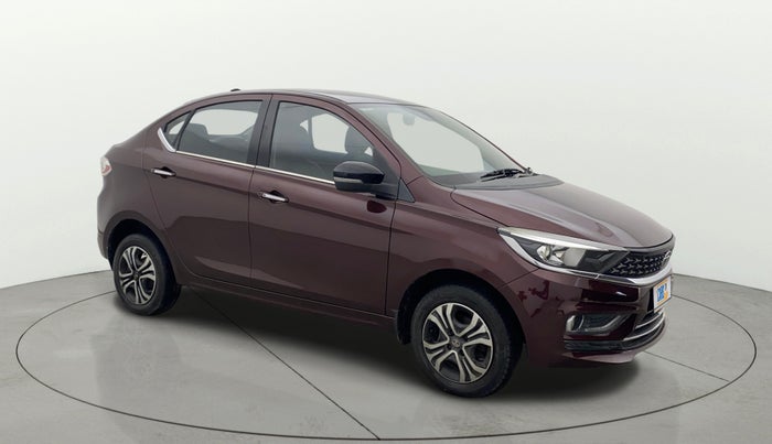 2022 Tata TIGOR XZ PLUS CNG, CNG, Manual, 1,28,878 km, Right Front Diagonal