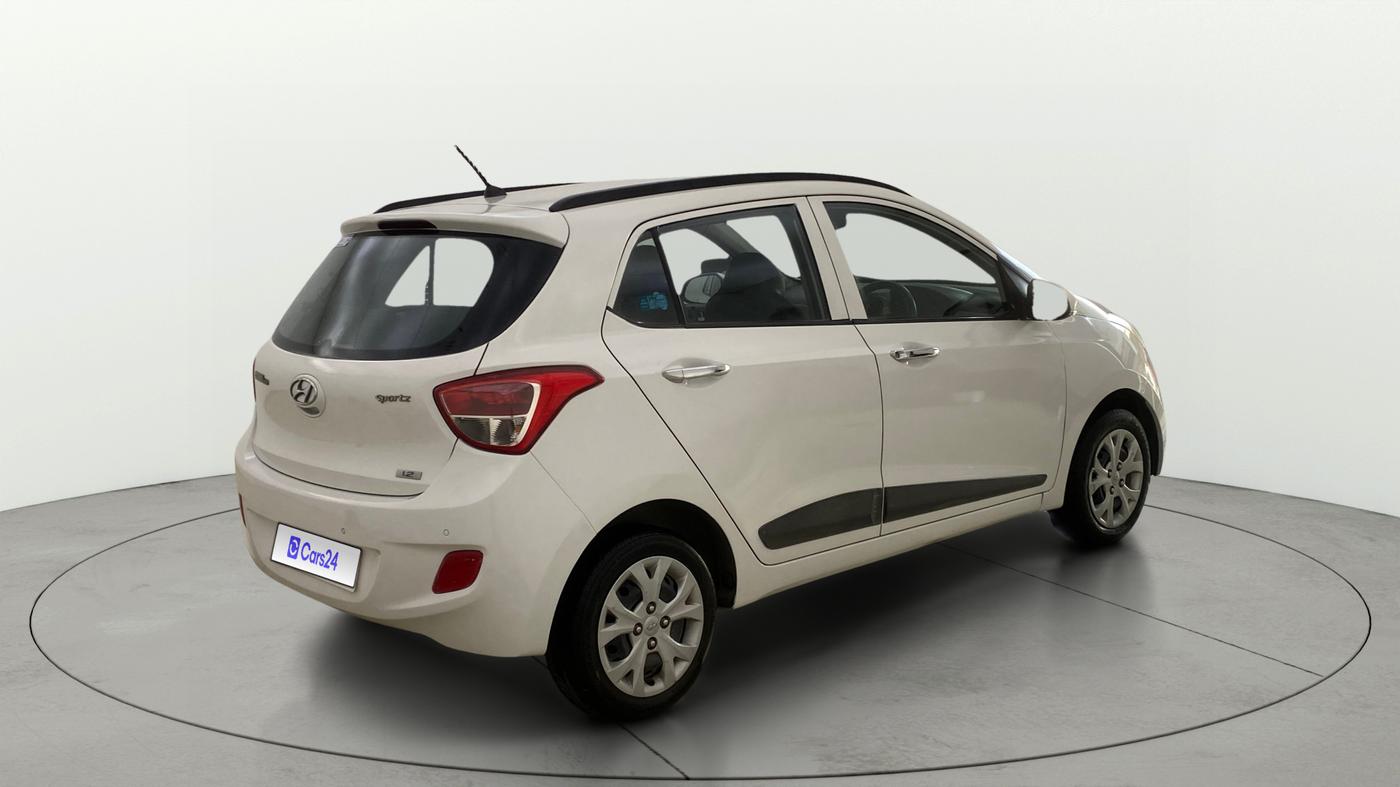 2013 Hyundai Grand i10 SPORTZ 1.2 KAPPA VTVT, Petrol, Manual, 45,242 km, Right Back Diagonal