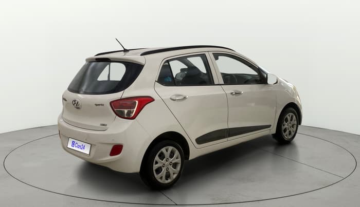 2013 Hyundai Grand i10 SPORTZ 1.2 KAPPA VTVT, Petrol, Manual, 45,242 km, Right Back Diagonal