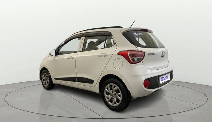 2017 Hyundai Grand i10 SPORTZ (O) 1.2 KAPPA VTVT, Petrol, Manual, 47,654 km, Left Back Diagonal