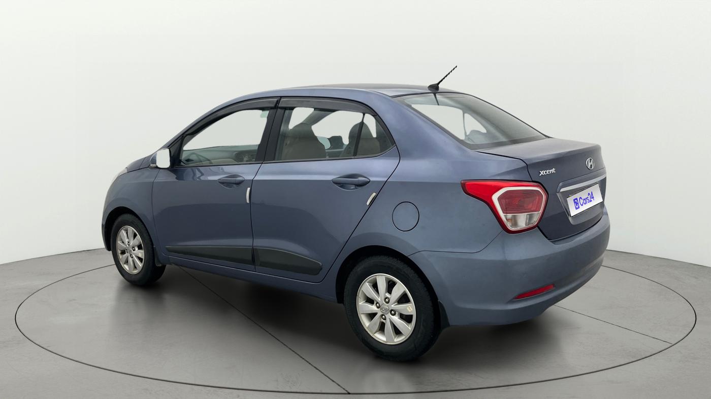 2014 Hyundai Xcent S AT 1.2 (O), Petrol, Automatic, 53,698 km, Left Back Diagonal