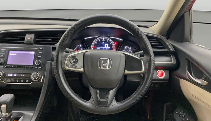 2019 Honda Civic 1.8L I-VTEC V CVT, Petrol, Automatic, 1,05,008 km, Steering Wheel Close Up