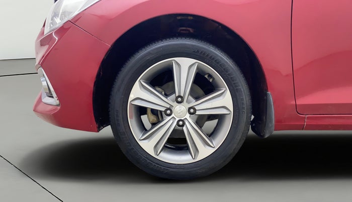 2018 Hyundai Verna 1.6 VTVT SX (O) AT, Petrol, Automatic, 96,462 km, Left Front Wheel