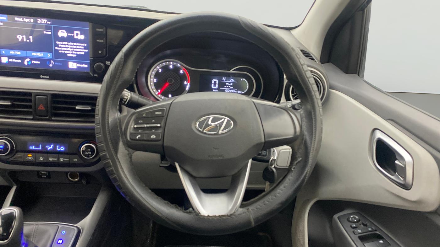 2021 Hyundai GRAND I10 NIOS SPORTZ U2 AMT 1.2 CRDI, Diesel, Automatic, 1,00,420 km, Steering Wheel Close Up