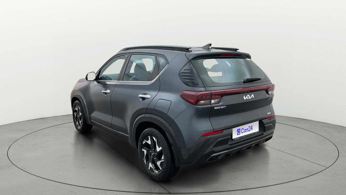 2023 KIA SONET X LINE 1.0 DCT, Petrol, Automatic, 2,955 km, Left Back Diagonal