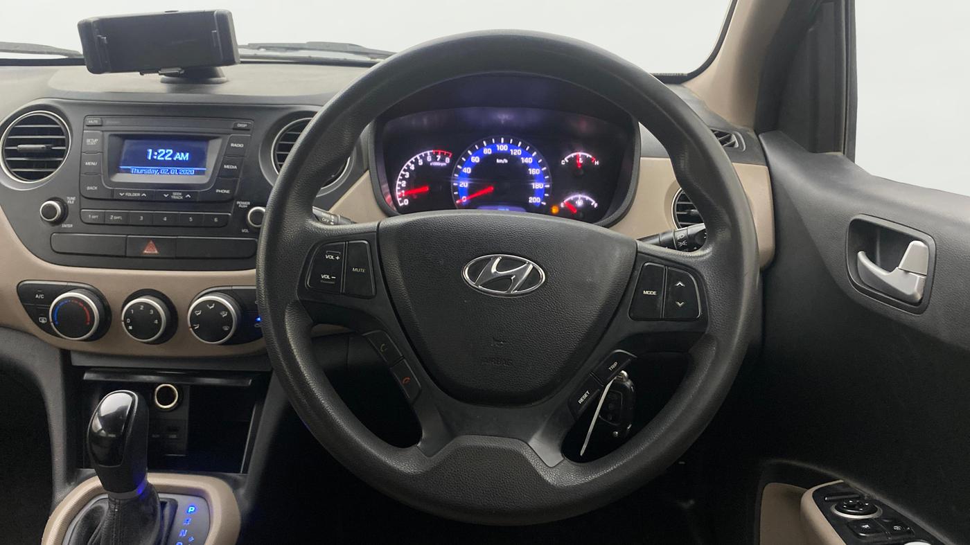 2017 Hyundai Xcent S AT 1.2, Petrol, Automatic, 64,473 km, Steering Wheel Close Up