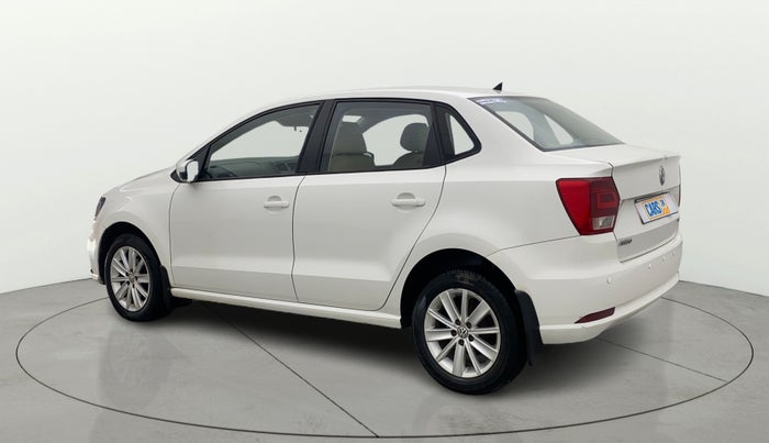 2016 Volkswagen Ameo HIGHLINE DSG 1.5 DIESEL , Diesel, Automatic, 1,01,196 km, Left Back Diagonal