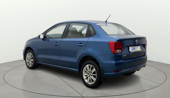 2016 Volkswagen Ameo HIGHLINE DSG 1.5 DIESEL , Diesel, Automatic, 1,01,403 km, Left Back Diagonal