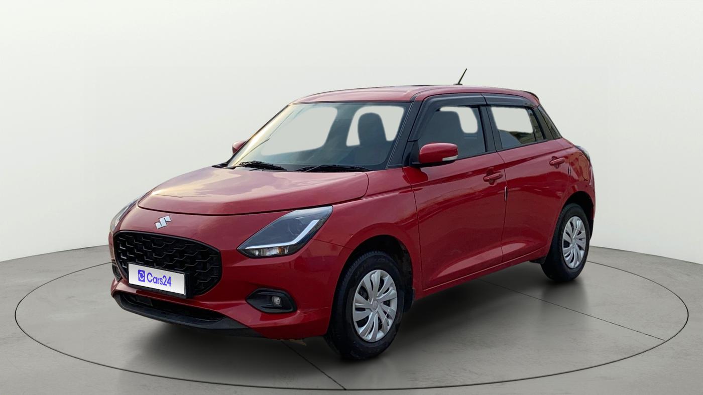 2024 Maruti Swift VXi (O) AMT, Petrol, Automatic, 12,128 km, Left Front Diagonal