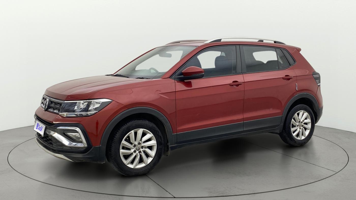 2022 Volkswagen TAIGUN HIGHLINE 1.0 TSI AT, Petrol, Automatic, 52,448 km, Left Front Diagonal