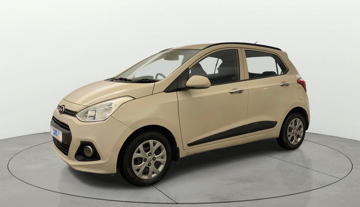 2014 Hyundai Grand i10 SPORTZ 1.2 KAPPA VTVT, Petrol, Manual, 17,274 km, Left Front Diagonal