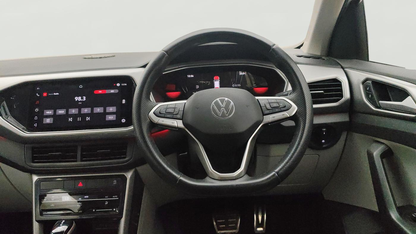 2022 Volkswagen TAIGUN GT PLUS 1.5 TSI DSG, Petrol, Automatic, 1,32,188 km, Steering Wheel Close Up