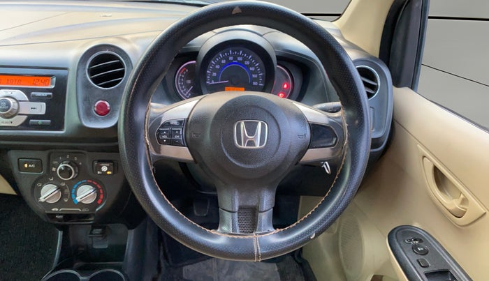 2015 Honda Amaze 1.2L I-VTEC S, CNG, Manual, 81,262 km, Steering Wheel Close Up