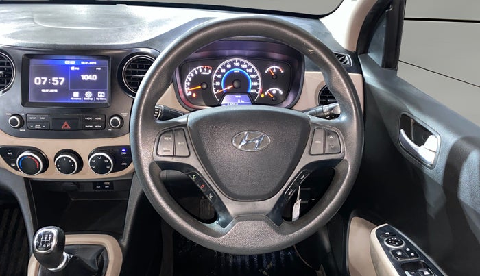 2019 Hyundai Grand i10 SPORTZ 1.2 KAPPA VTVT, Petrol, Manual, 63,032 km, Steering Wheel Close Up