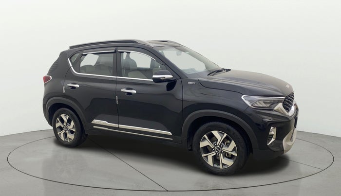 2023 KIA SONET HTX 1.0 DCT, Petrol, Automatic, 21,639 km, Right Front Diagonal