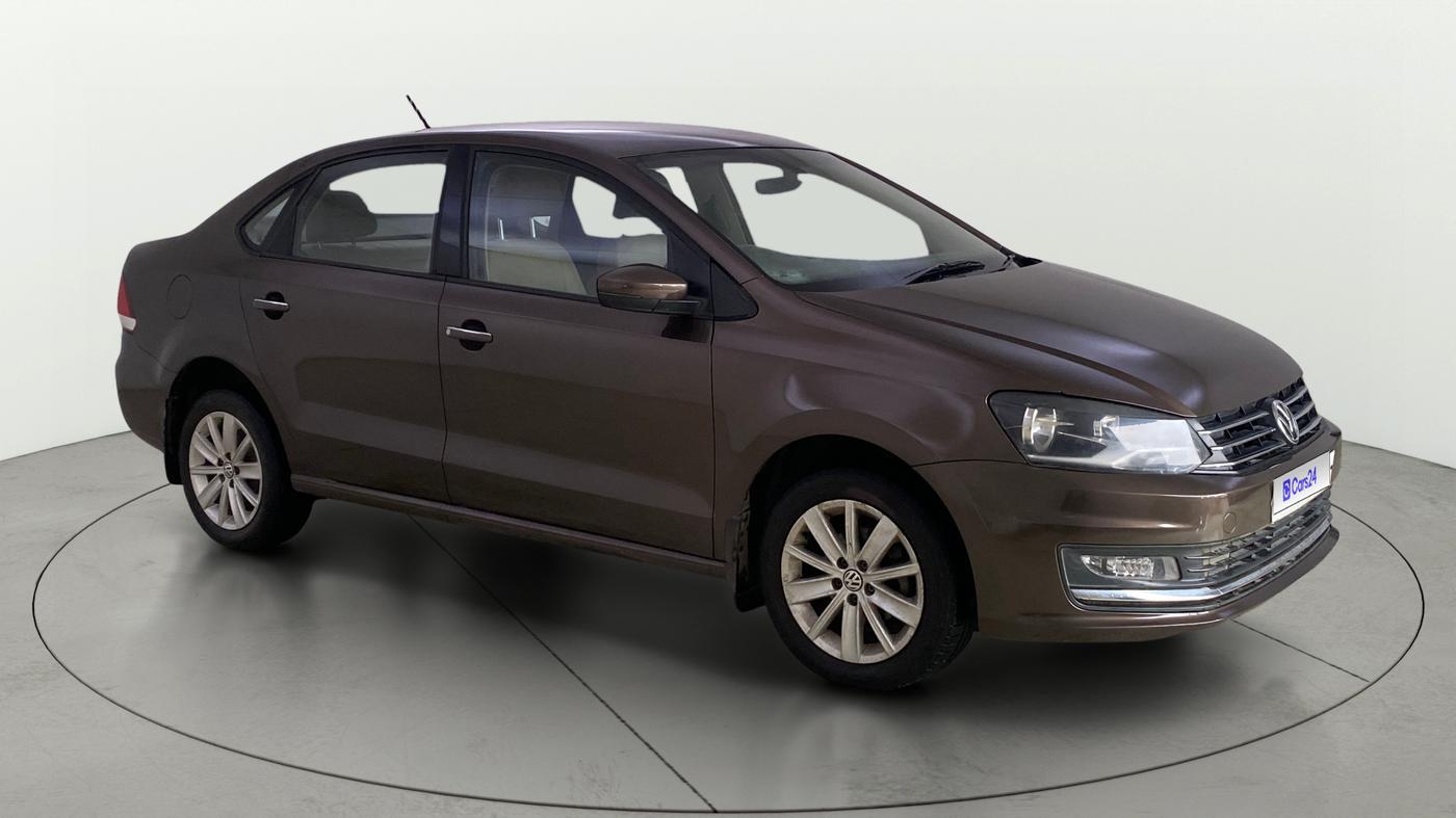2016 Volkswagen Vento COMFORTLINE 1.2 TSI AT, Petrol, Automatic, 79,856 km, Right Front Diagonal