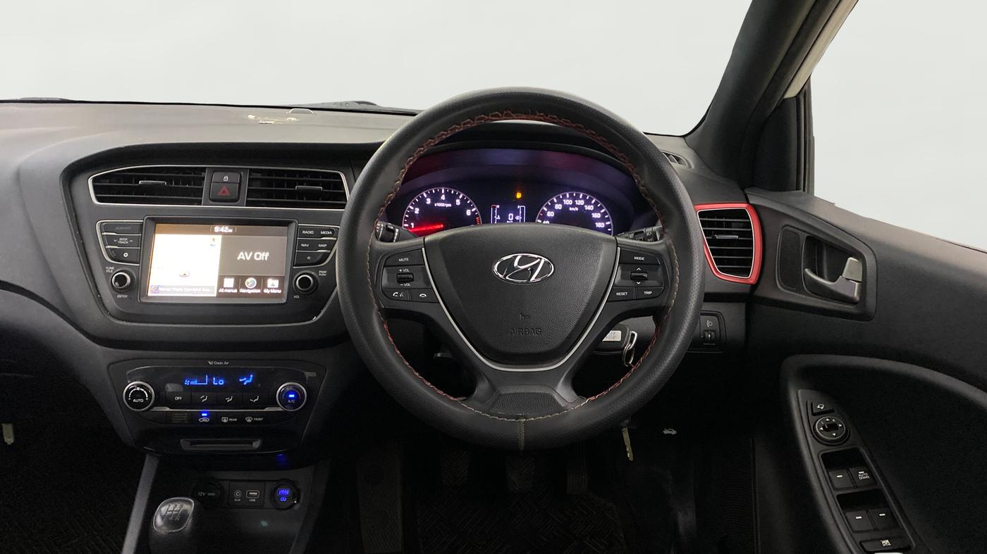 2018 Hyundai Elite i20 ASTA 1.2 DUAL TONE, Petrol, Manual, 25,083 km, Steering Wheel Close Up