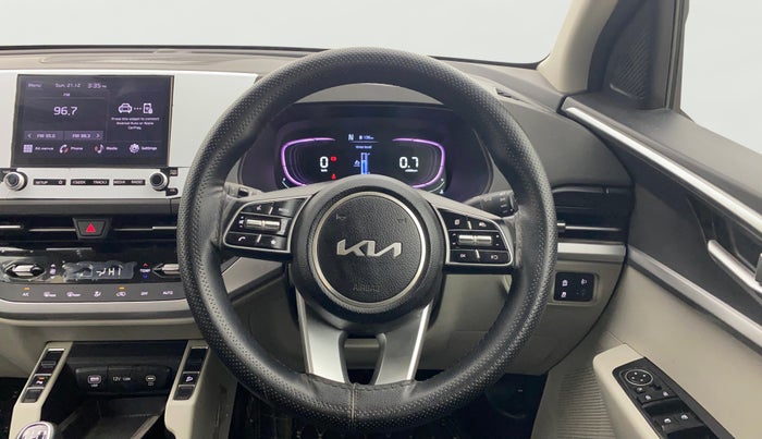 2023 KIA CARENS PRESTIGE PLUS 1.5 IMT DIESEL 7 STR, Diesel, Manual, 15,169 km, Steering Wheel Close Up
