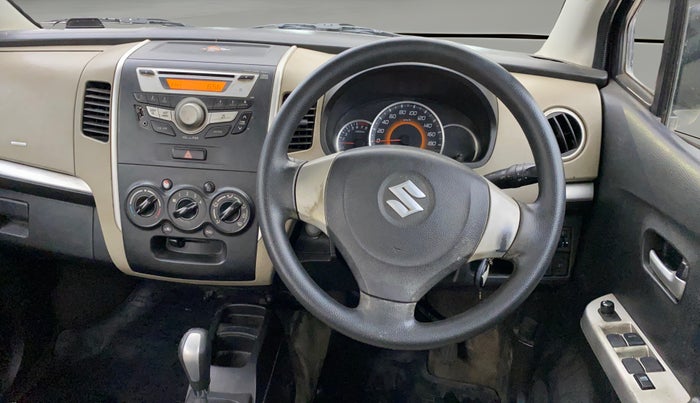 2015 Maruti Wagon R 1.0 VXI AMT, Petrol, Automatic, 1,20,925 km, Steering Wheel Close Up