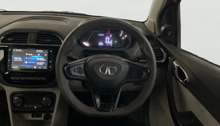 2022 Tata TIGOR XZ PLUS CNG, CNG, Manual, 63,439 km, Steering Wheel Close Up